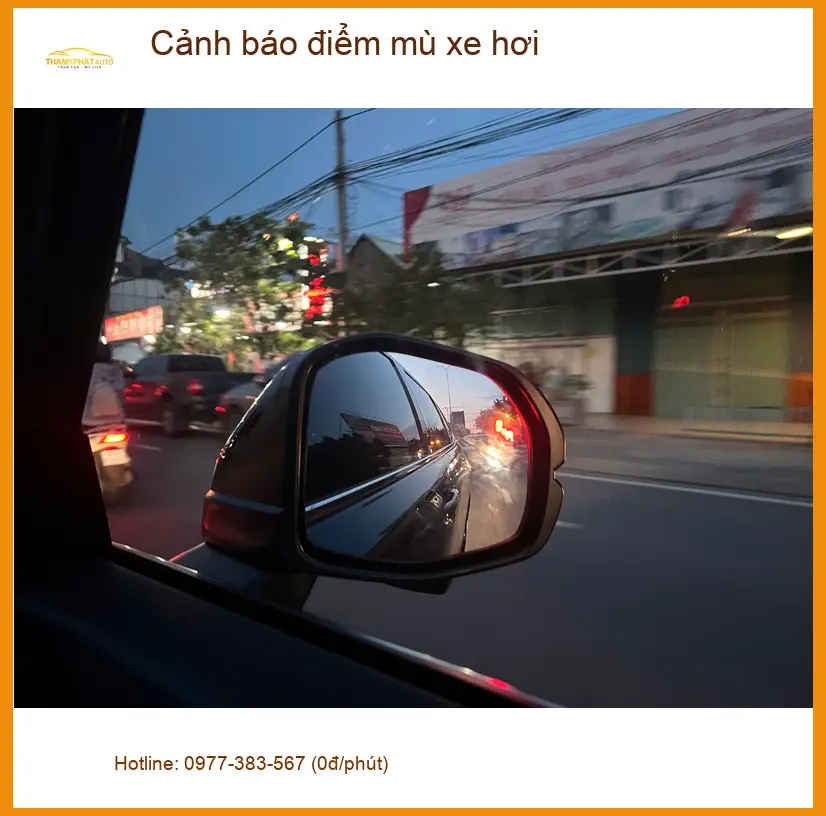 Chú Minh lắp cảnh báo điểm mù xe hơi cho Honda CR-V tại Quận Gò Vấp để an toàn khi chuyển làn ảnh thực tế 3