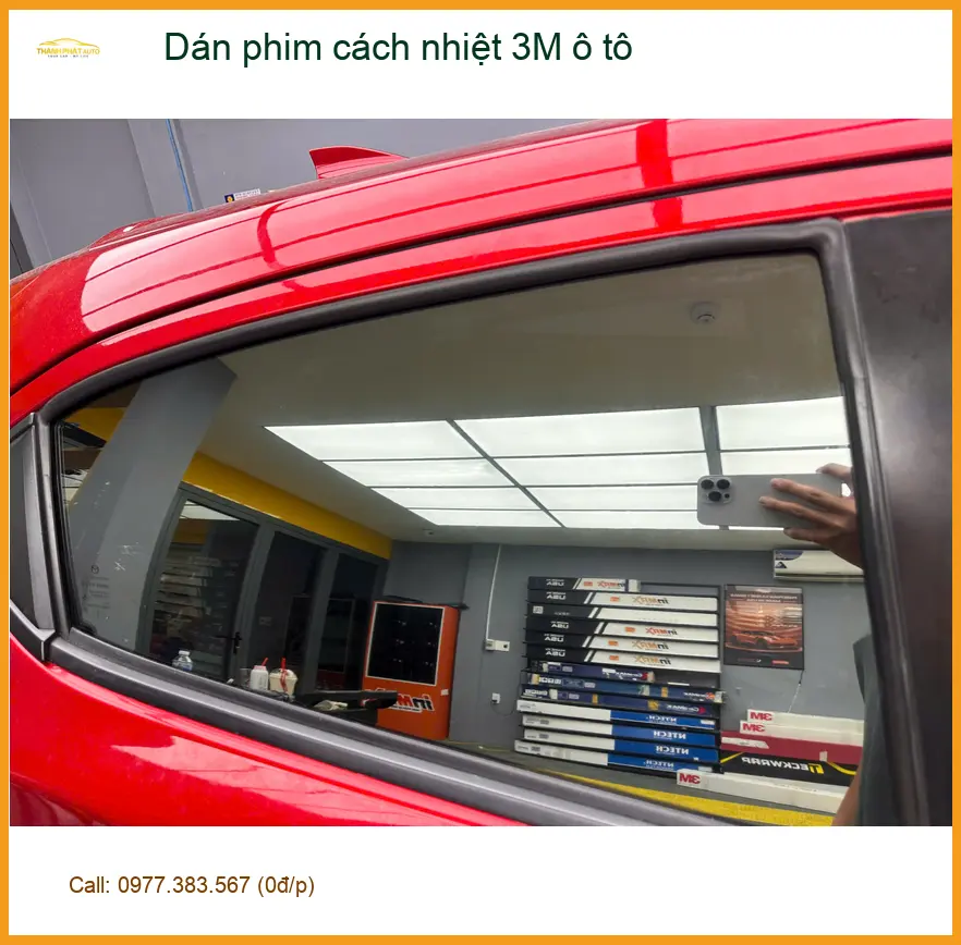 Anh Cường Kia Sorento Dán phim cách nhiệt 3M tại Quận Thủ Đức chống nắng ảnh thực tế 4