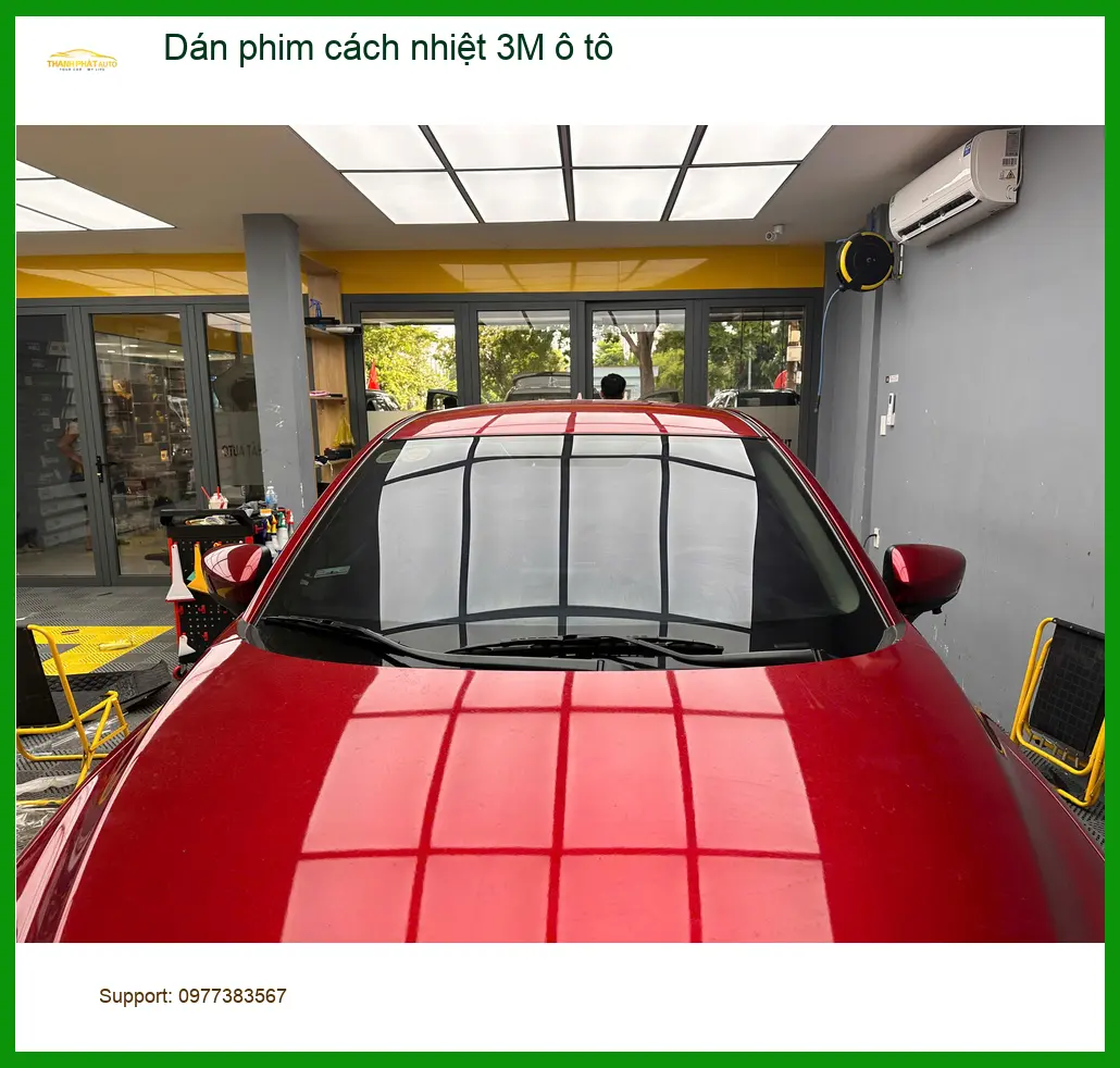 Chị Mai dán phim cách nhiệt 3M cho VinFast Lux A Quận Phú Nhuận tránh nắng gắt ảnh thực tế 2