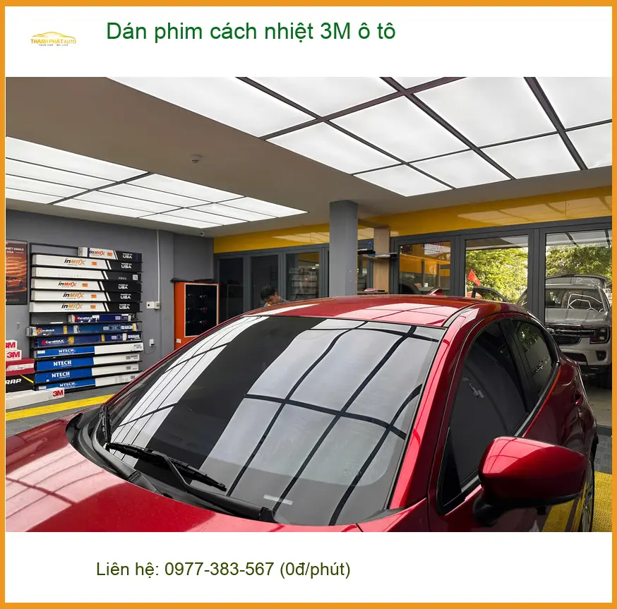 Chị Mai dán phim cách nhiệt 3M cho VinFast Lux A Quận Phú Nhuận tránh nắng gắt ảnh thực tế 3