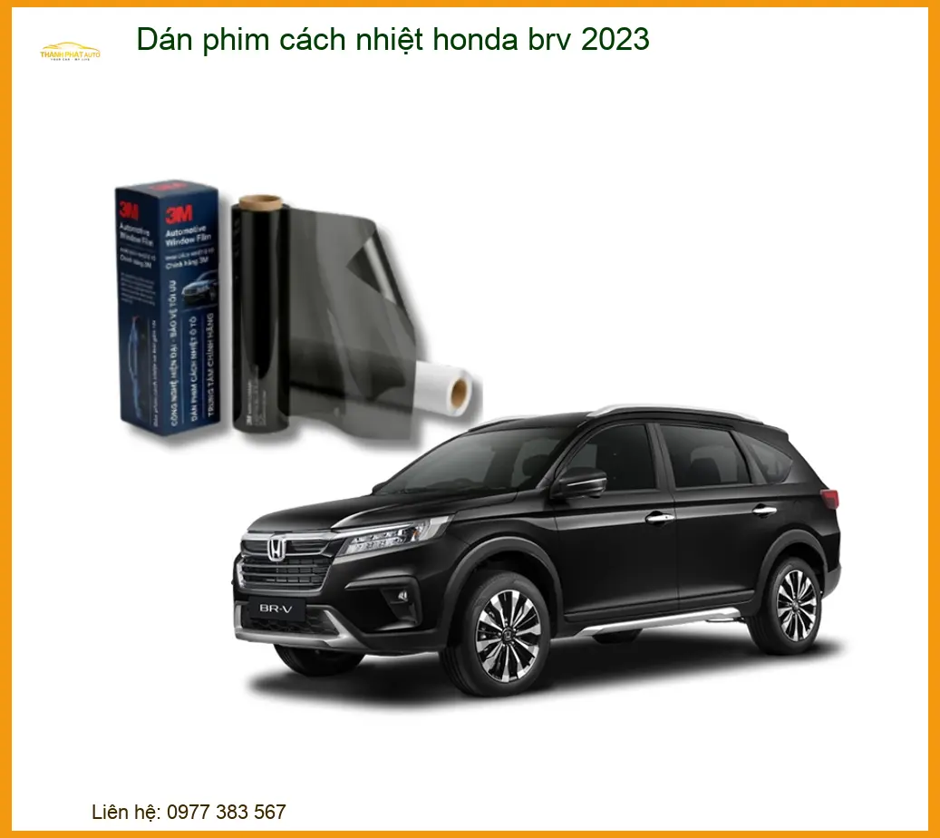Dán Phim Cách Nhiệt Honda BRV 2023 - Trung Tâm Lắp Đặt Uy Tín TPHCM