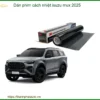 Dán Phim Cách Nhiệt Isuzu Mu-X 2025 - Địa Chỉ Lắp Đặt Uy Tín TPHCM