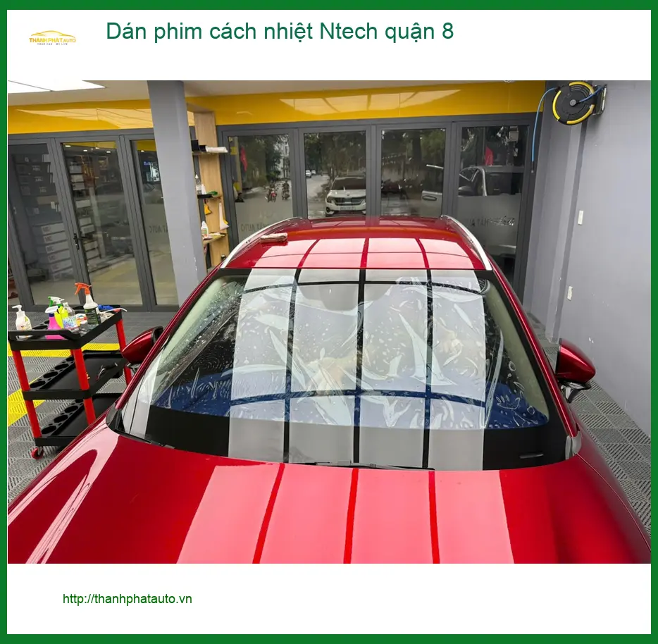 Địa Chỉ Dán Phim Cách Nhiệt Ntech Ô Tô quận 8 - Lắp Đặt Uy Tín TPHCM ảnh thực tế 2