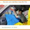 Dịch Vụ Dán Phim Cách Nhiệt Ô Tô Ntech Quận Bình Tân - Lắp Đặt Uy Tín TPHCM