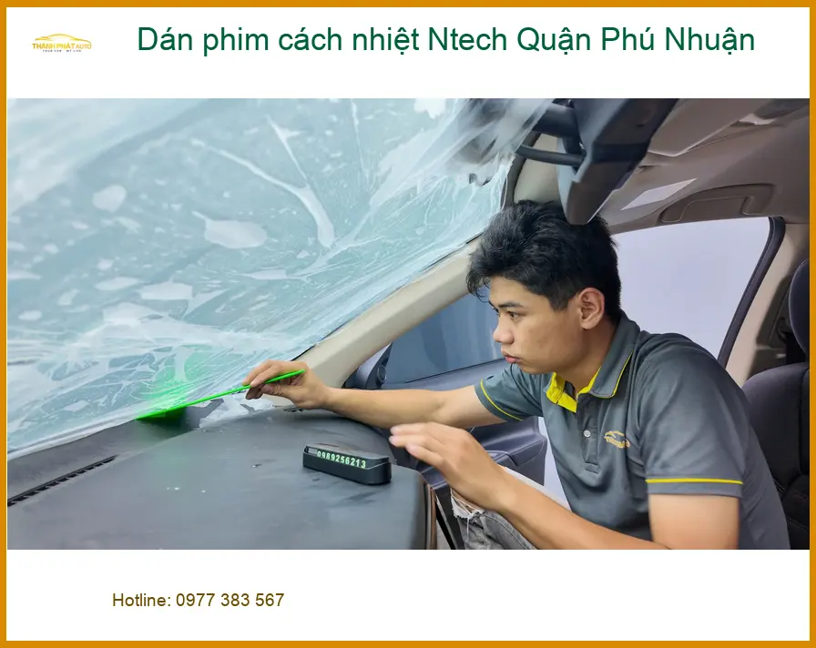 Nơi Dán Phim Cách Nhiệt Ô Tô phim cách nhiệt Ntech Quận Phú Nhuận - Chính Hãng ảnh thực tế 2