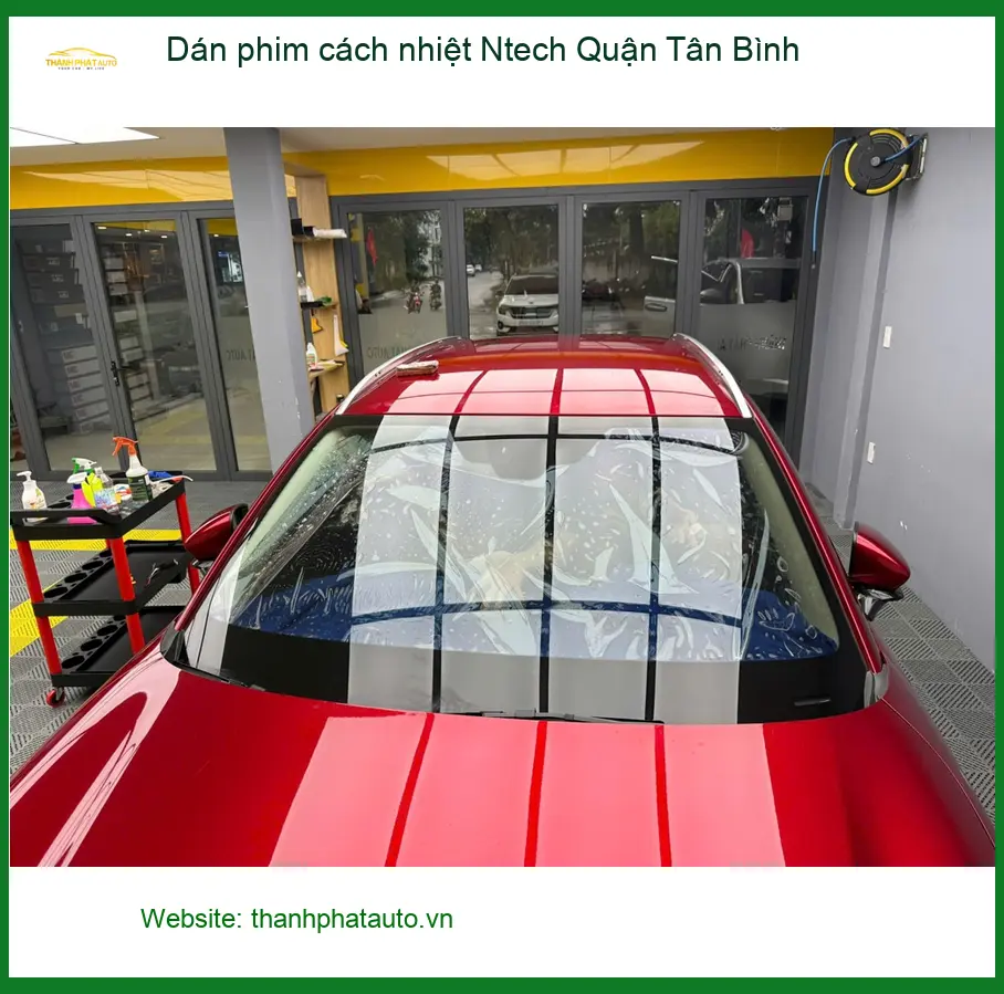 Trung Tâm Dán Phim Cách Nhiệt Ô Tô Ntech Quận Tân Bình - Lắp Đặt Uy Tín TPHCM ảnh thực tế 2
