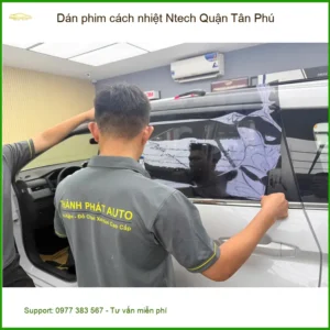 Nơi Dán Phim Cách Nhiệt Ô Tô Ntech Tại Quận Tân Phú - Giá Tốt TPHCM