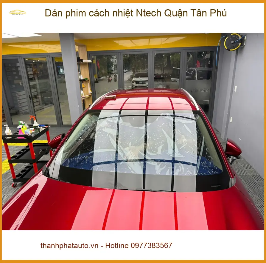Nơi Dán Phim Cách Nhiệt Ô Tô Ntech Tại Quận Tân Phú - Giá Tốt TPHCM ảnh thực tế 3