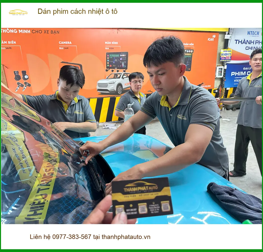 Anh Minh dán phim cách nhiệt ô tô Hyundai Creta tại Quận Bình Tân bảo vệ nội thất