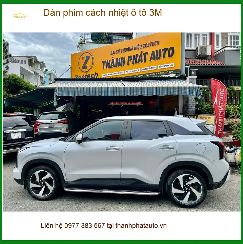 Cô Thanh dán phim cách nhiệt ô tô 3M cho Kia Carnival tại Cần Giờ giảm nóng cho xe ảnh thực tế 3