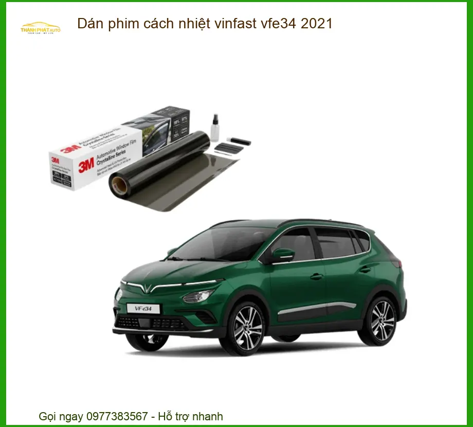 Dán Phim Cách Nhiệt Vinfast VF e34 2021 - Trung Tâm Nâng Cấp Chính Hãng TPHCM