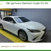Trung Tâm Dán PPF Ô Tô ppf Avery Dennison Huyện Củ Chi - Thi Công Chuyên Nghiệp