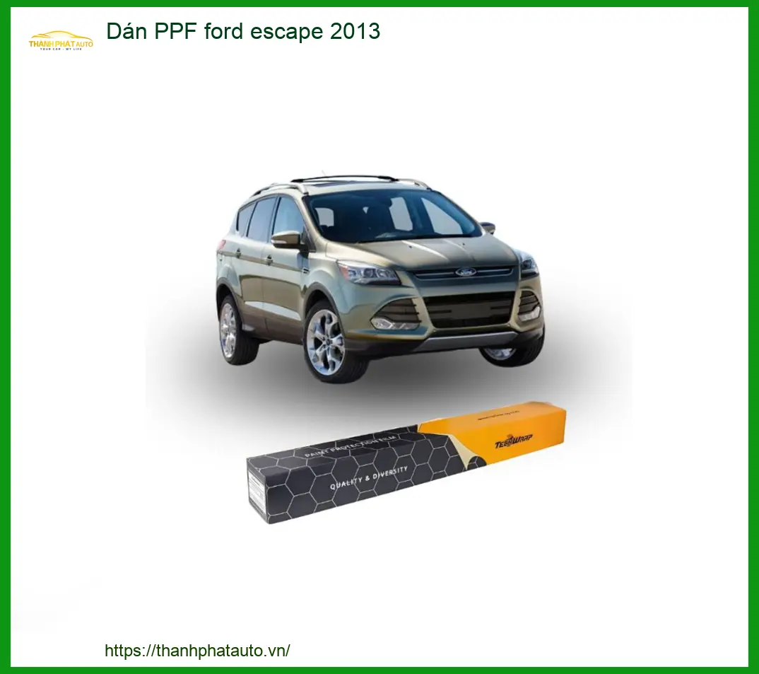 Dán PPF Ford Escape 2013 - Trung Tâm Lắp Đặt Uy Tín, Chính Hãng TPHCM