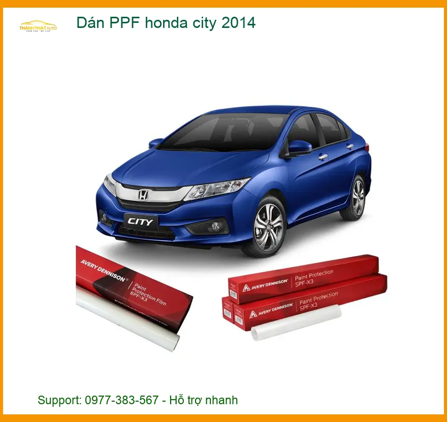 Dán PPF Honda City 2014 - Đơn Vị Thi Công Chuyên Nghiệp Chính Hãng TPHCM