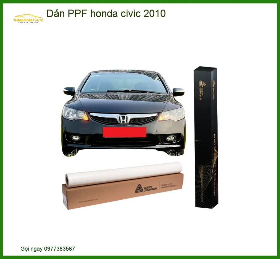 Dán PPF Honda Civic 2010 - Trung Tâm Nâng Cấp Phim PPF Xe Hơi Cao Cấp TPHCM
