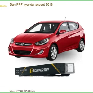 Dán PPF Bảo Vệ Sơn Hyundai Accent 2016 - Địa Chỉ Lắp Đặt Uy Tín TPHCM