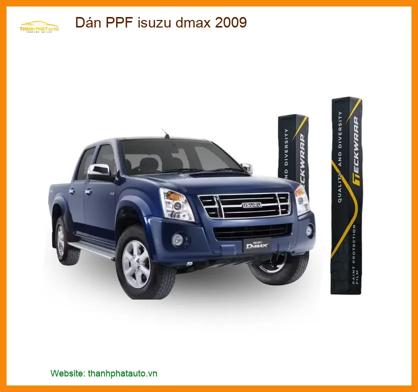 Dán PPF Isuzu Dmax 2009 Chống Trầy - Trung Tâm Thi Công Uy Tín TPHCM
