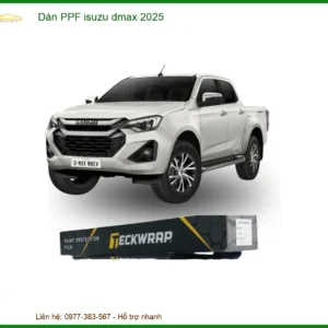 Dán PPF Bảo Vệ Sơn Xe Isuzu Dmax 2025 - Trung Tâm Thi Công Chính Hãng Giá Tốt TPHCM