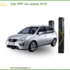 Dán PPF Bảo Vệ Sơn Ô Tô Kia Carens 2010 - Trung Tâm Thi Công Giá Tốt TPHCM