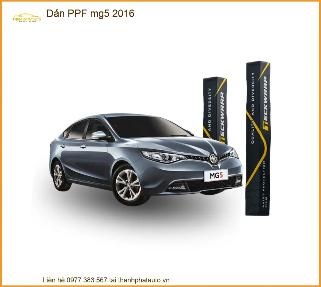 Dán PPF Chống Trầy Xước Xe MG5 2016 - Địa Chỉ Lắp Đặt Chính Hãng Giá Tốt TPHCM