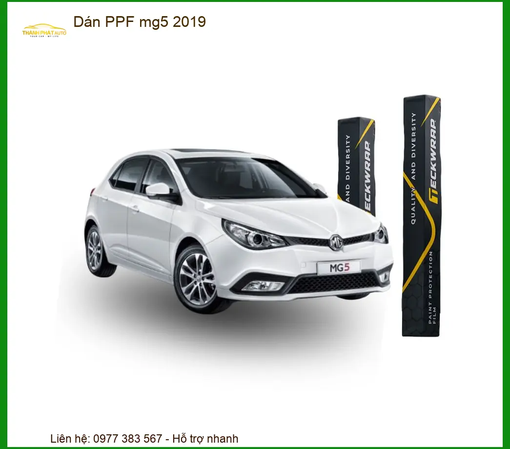 Dán PPF Bảo Vệ Sơn MG5 2019 - Địa Chỉ Gắn Chính Hãng Giá Tốt TPHCM