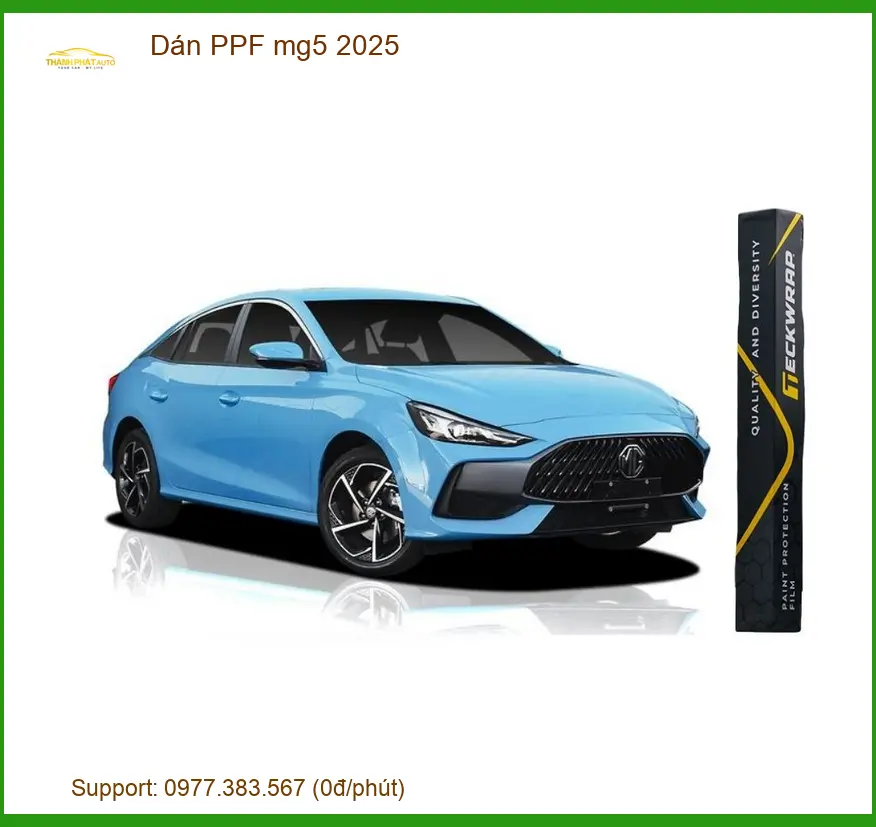 Dán PPF MG5 2025 - Địa Chỉ Lắp Đặt Uy Tín TPHCM