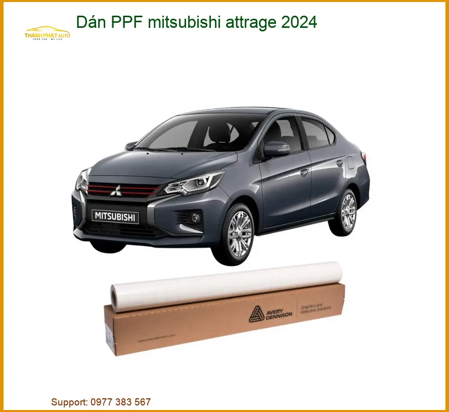 Dán PPF Mitsubishi Attrage 2024 - Địa Chỉ Lắp Đặt Uy Tín Chất Lượng Cao TPHCM