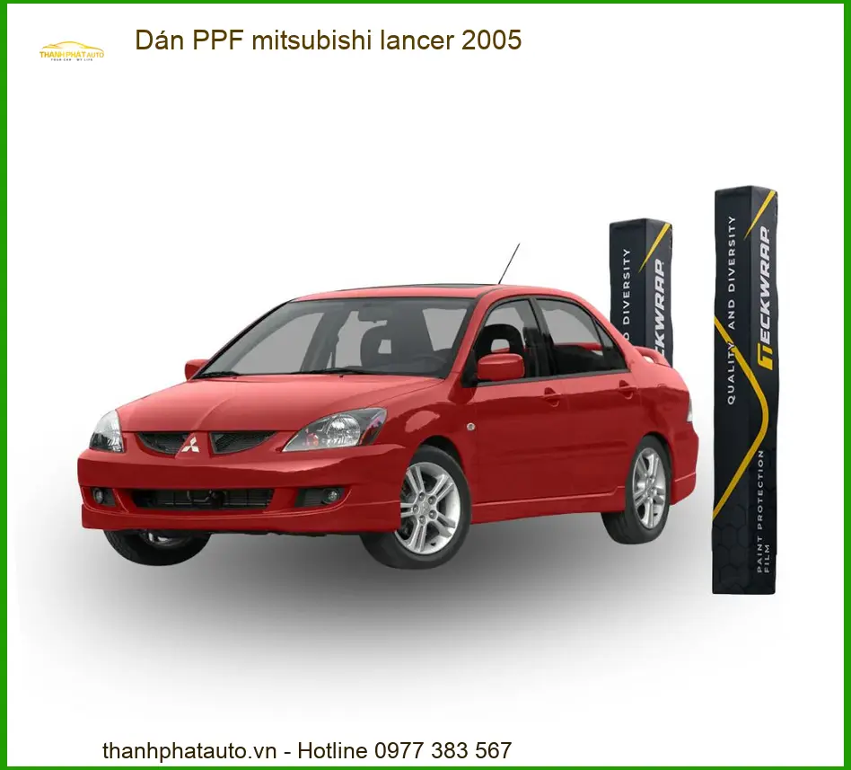 Dán Phim PPF Mitsubishi Lancer 2005 - Địa Chỉ Lắp Đặt Uy Tín TPHCM
