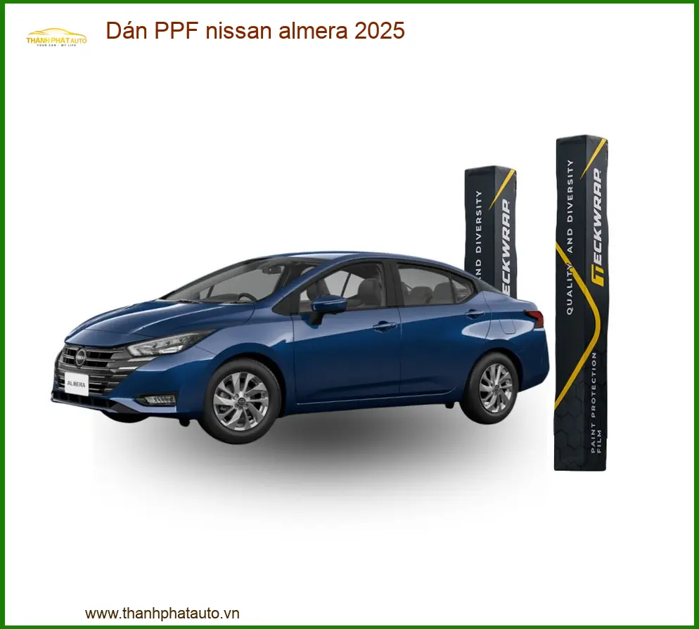 Phim Dán PPF Bảo Vệ Sơn Nissan Almera 2025 - Địa Chỉ Lắp Đặt Uy Tín TPHCM