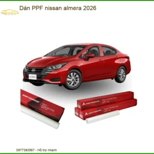 Dán Phim Bảo Vệ Sơn PPF Nissan Almera 2026 - Trung Tâm Thi Công Chính Hãng TPHCM
