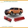 Dán PPF Bảo Vệ Sơn Nissan Navara 2016 - Trung Tâm Thi Công Chính Hãng Uy Tín TPHCM