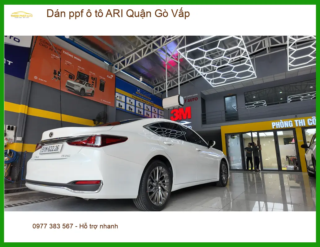 Trung Tâm Dán PPF Ô Tô ppf ô tô ARI Quận Gò Vấp - Thi Công Chuyên Nghiệp ảnh thực tế 2