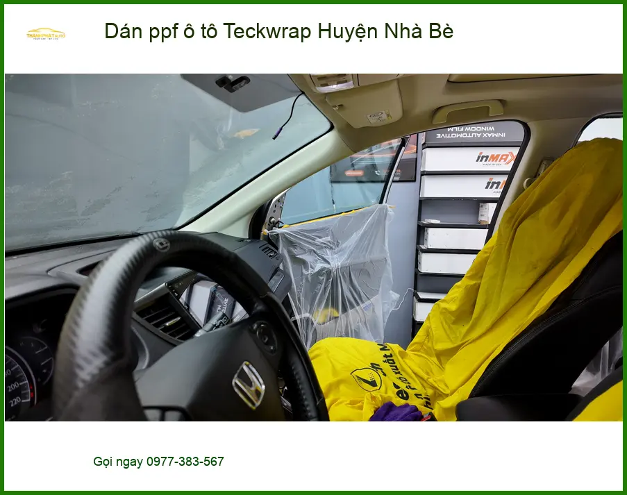 Trung Tâm Dán PPF Ô Tô ppf ô tô Teckwrap Huyện Nhà Bè - Thi Công Chuyên Nghiệp ảnh thực tế 3