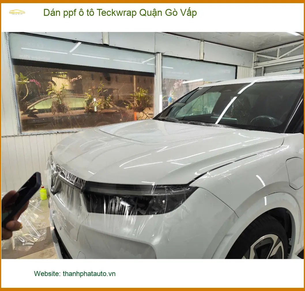 Nơi Dán PPF Ô Tô ppf ô tô Teckwrap Quận Gò Vấp - Thi Công Chuyên Nghiệp