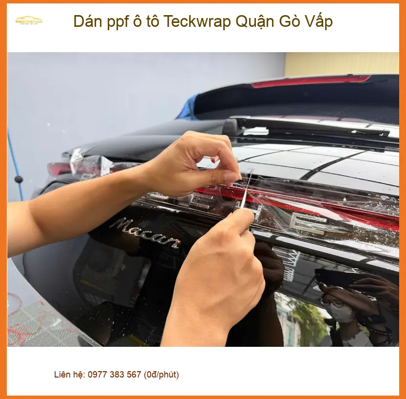 Nơi Dán PPF Ô Tô ppf ô tô Teckwrap Quận Gò Vấp - Thi Công Chuyên Nghiệp ảnh thực tế 2