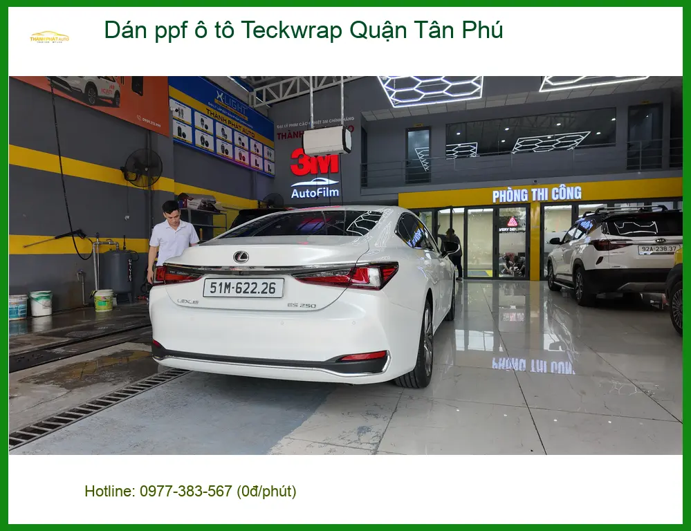 Trung Tâm Dán PPF Ô Tô ppf ô tô Teckwrap Quận Tân Phú - Thi Công Chuyên Nghiệp