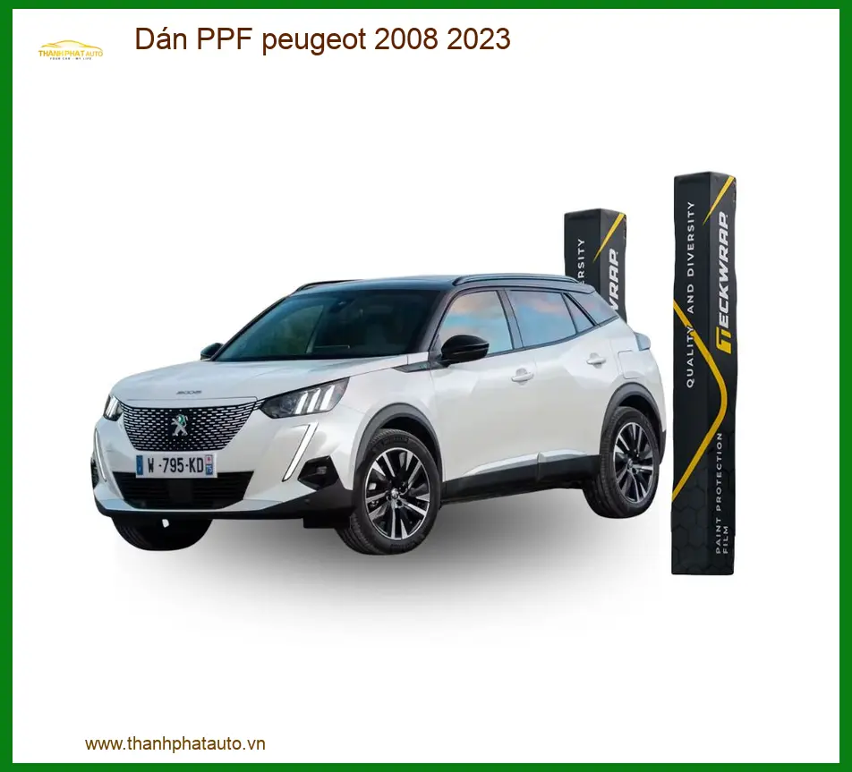 Dán PPF Peugeot 2008 2023 - Trung Tâm Gắn Uy Tín Giá Tốt TPHCM