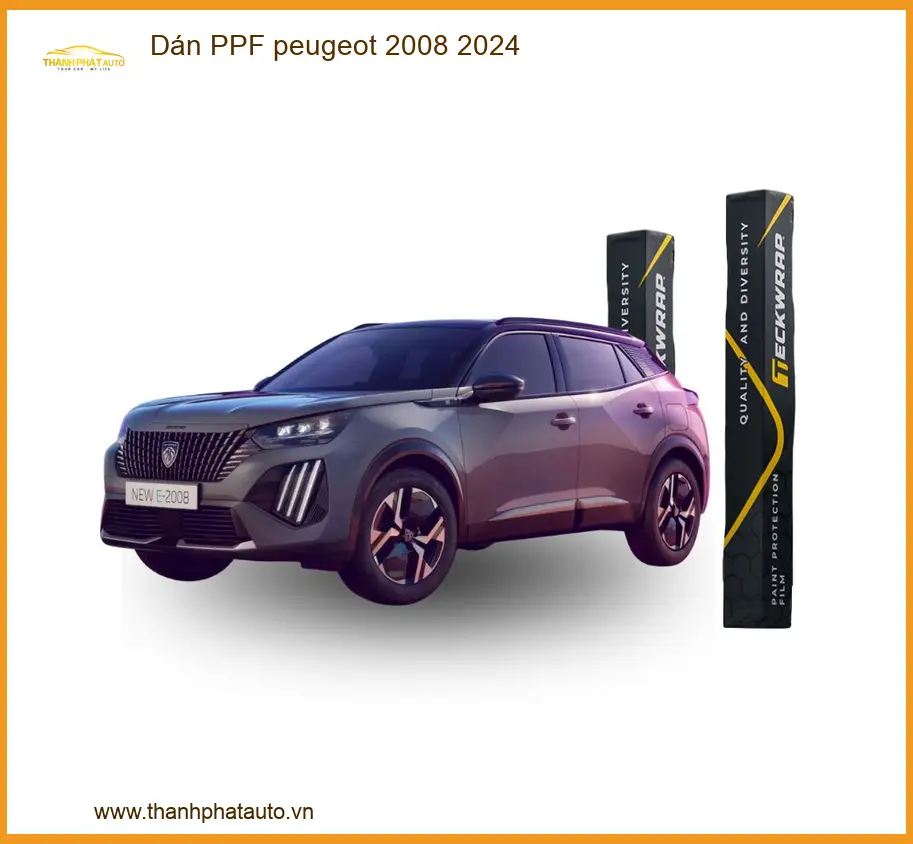 Dán PPF Peugeot 2008 2024 - Trung Tâm Nâng Cấp Cao Cấp Chính Hãng TPHCM