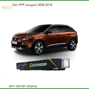 Dán PPF Peugeot 3008 2018 - Địa Chỉ Thi Công PPF Chuyên Nghiệp TPHCM