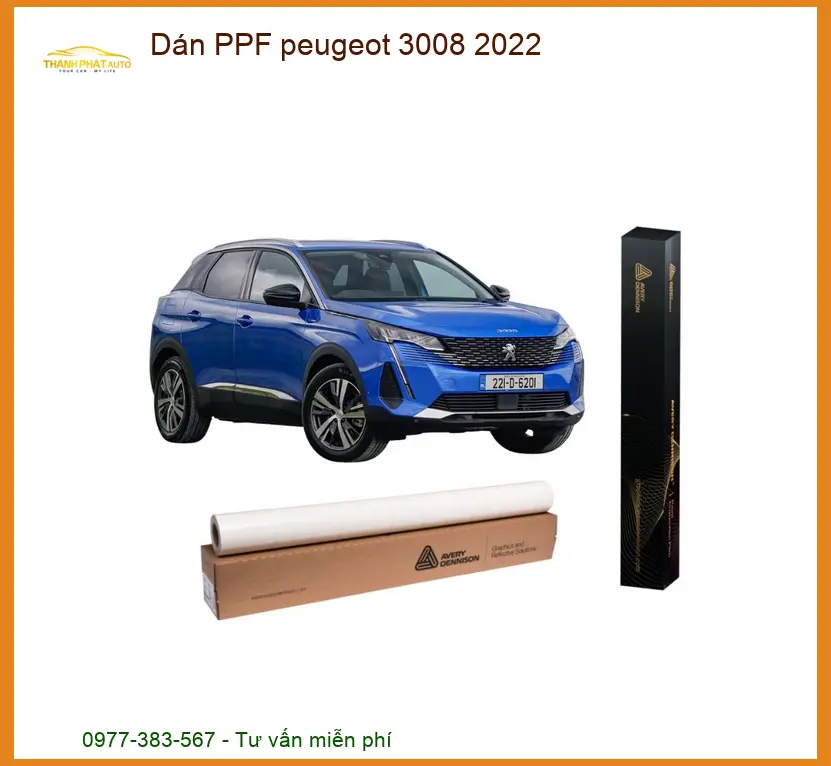 Dán PPF Peugeot 3008 2022 - Nơi Nâng Cấp Cao Cấp Uy Tín TPHCM