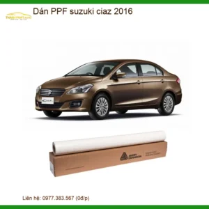 Dán PPF Bảo Vệ Sơn Xe Suzuki Ciaz 2016 - Trung Tâm Gắn Uy Tín Cao Cấp TPHCM