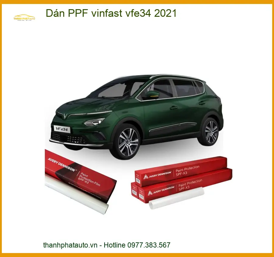 Dán PPF Chống Trầy VinFast VF e34 2021 - Trung Tâm Lắp Đặt Uy Tín TPHCM