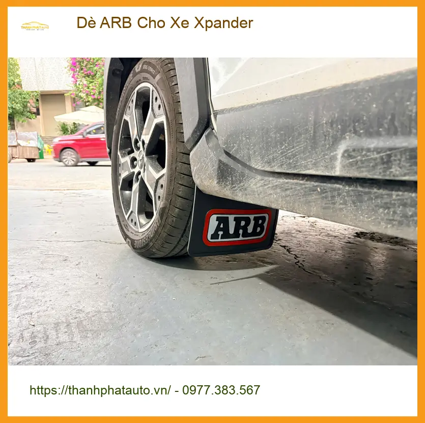 Anh Tuấn Kiệt lắp Dè ARB cho Xpander ở Cần Giờ để tránh văng bùn ảnh thực tế 4