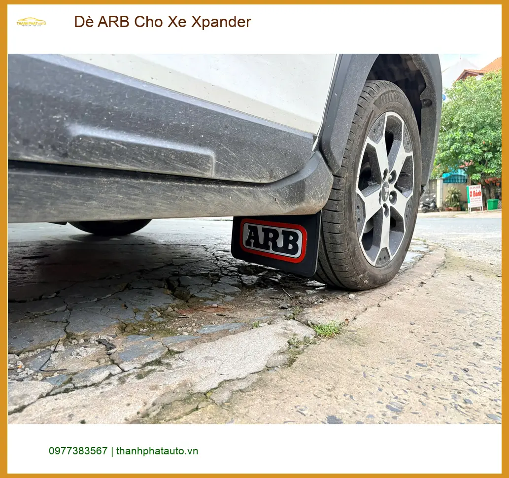 Anh Tấn gắn Dè ARB cho Xpander Cross ở Quận 9 để chống bùn đất bám gầm ảnh thực tế 3
