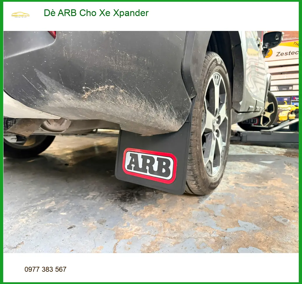 Anh Khải lắp dè ARB cho Mitsubishi Xpander tại Quận Bình Thạnh để bảo vệ thân xe