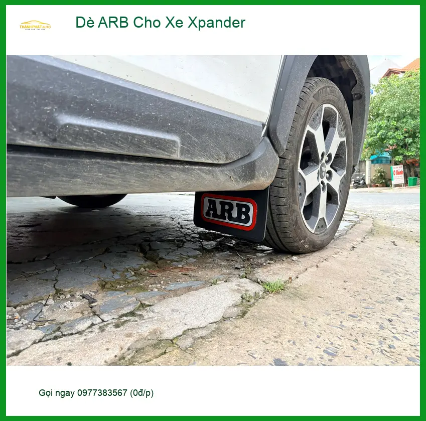 Anh Khải lắp dè ARB cho Mitsubishi Xpander tại Quận Bình Thạnh để bảo vệ thân xe ảnh thực tế 3