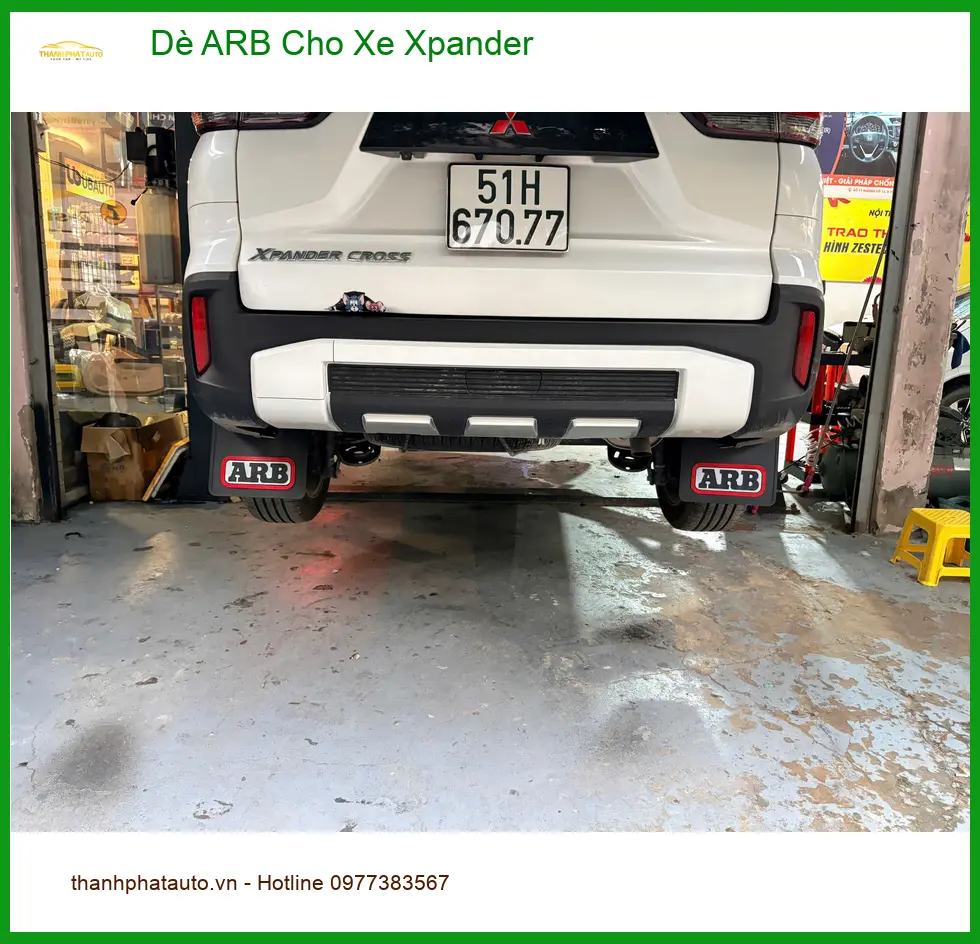 Anh Lâm lắp Dè ARB cho Mitsubishi Xpander tại Quận 2 để bảo vệ thân xe khi đi đường sỏi đá ảnh thực tế 3