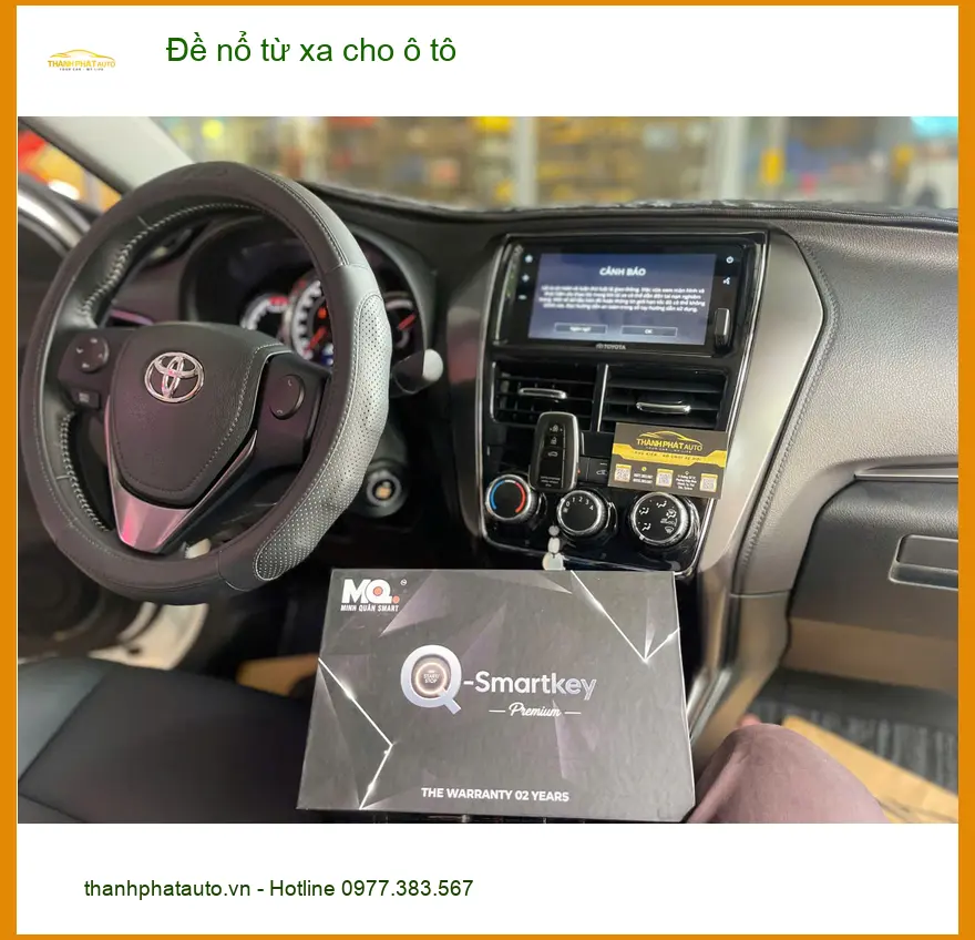 Anh Hoàng Nam lắp đề nổ từ xa cho ô tô Kia Carnival tại Nhà Bè để tiện nghi hơn