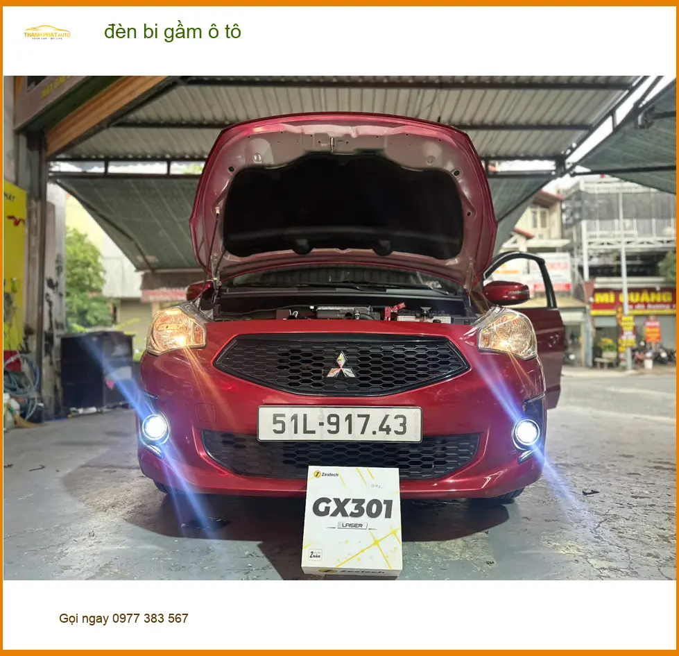 Anh Tùng độ đèn bi gầm ô tô cho Hyundai Kona tại Quận 9 ảnh thực tế 3