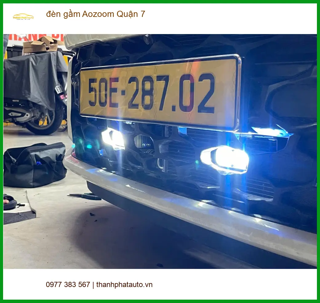 Trung Tâm Độ Đèn Ô Tô đèn gầm Aozoom Quận 7 - Nâng Cấp Chính Hãng ảnh thực tế 2